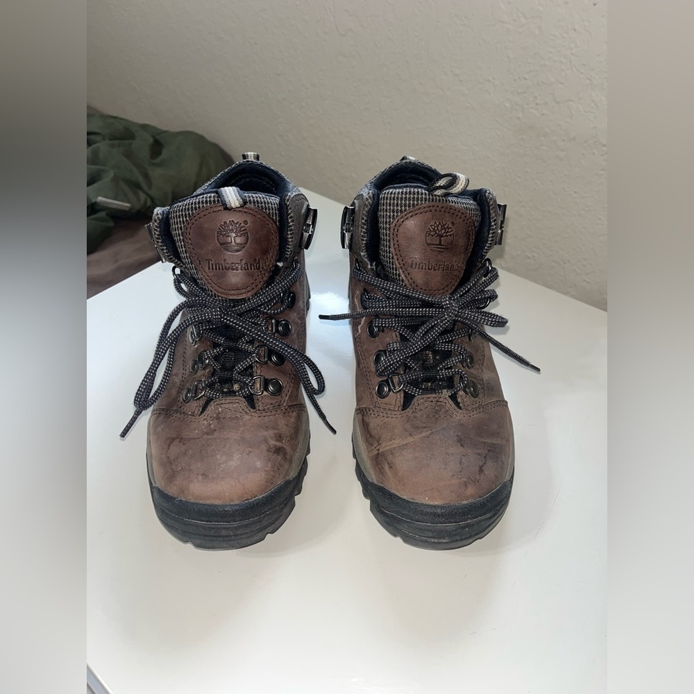 Timberland Dark Brown Leather Boots
